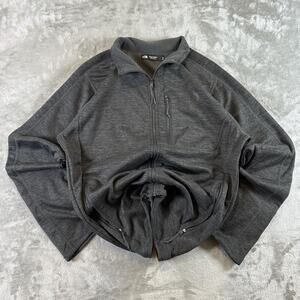 Full Zip Athletic Comfort Gray Lightweight Jacket The North Face Mens Sz M